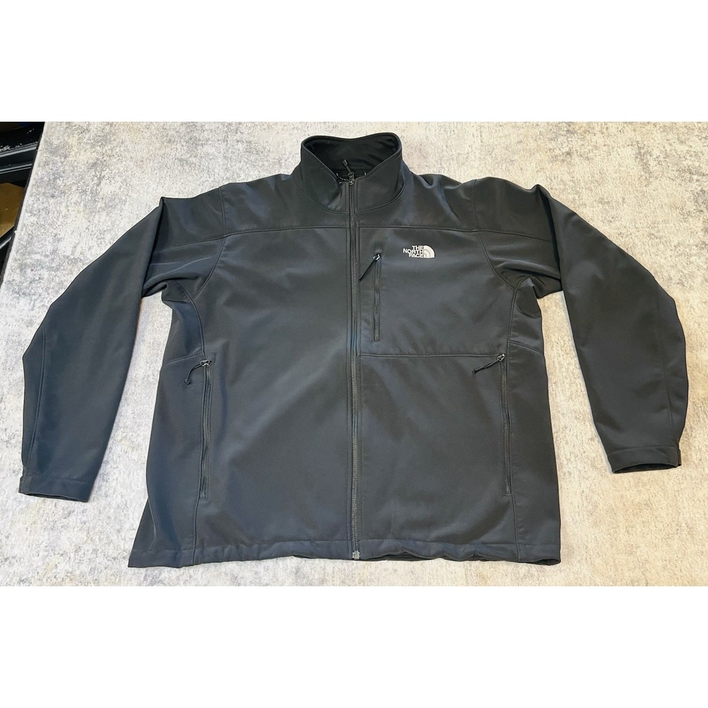 The North Face Men's Jacket Size XL Black Outdoor WindWall Apex Bionic Softshell